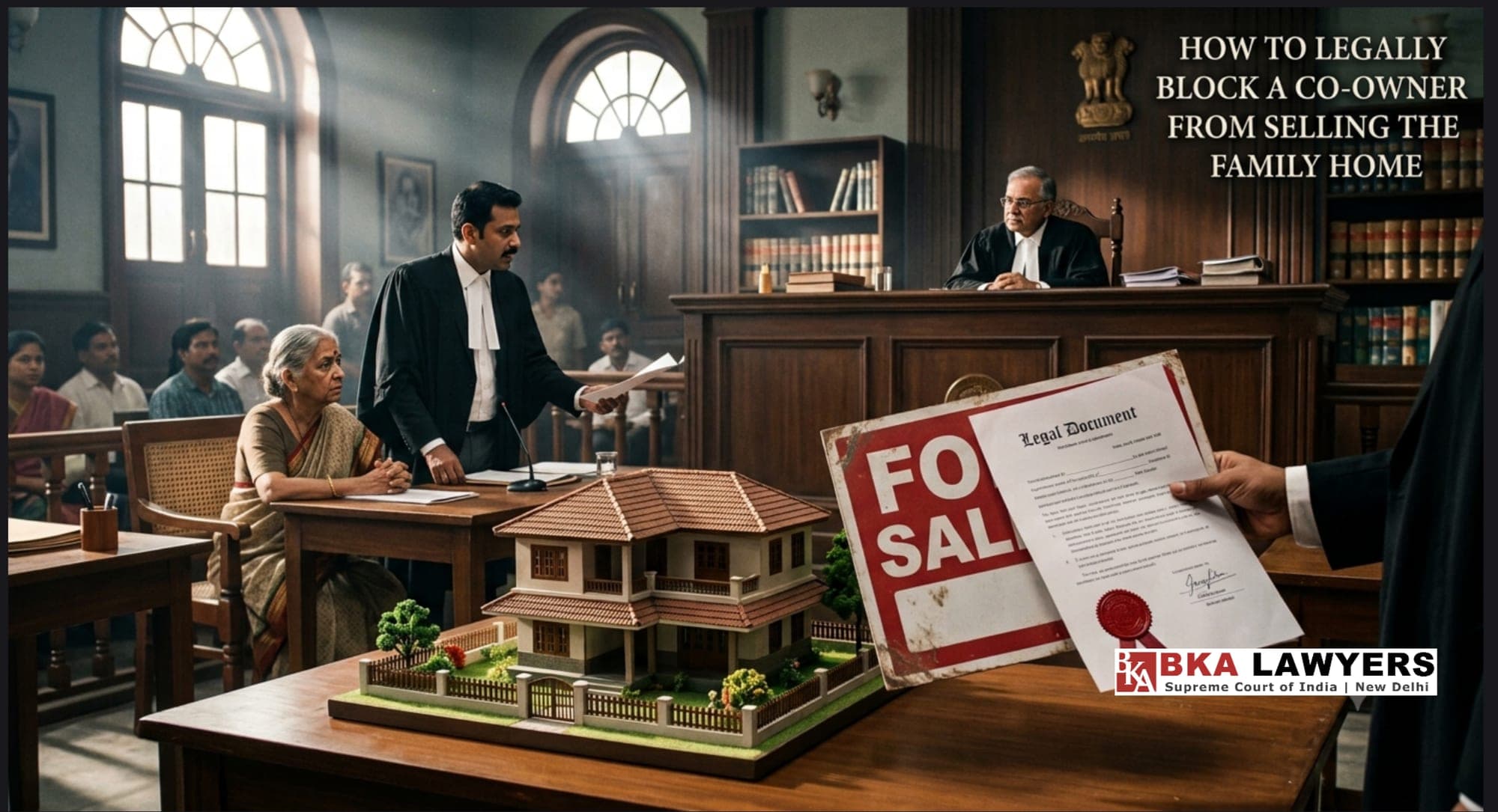 How to Legally Block a Co-Owner from Selling the Family Home