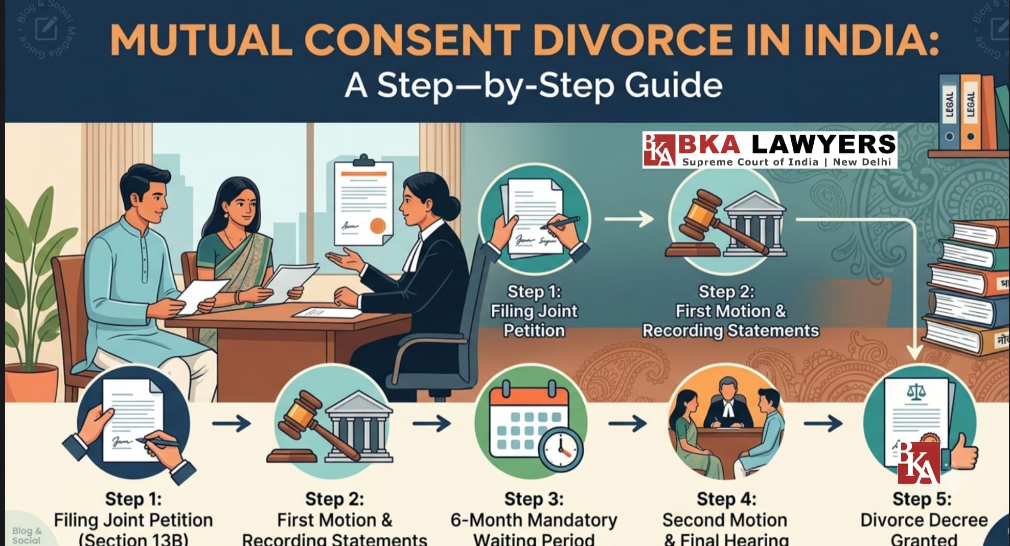 Mutual Consent Divorce in India: A Step-by-Step Guide (2026)