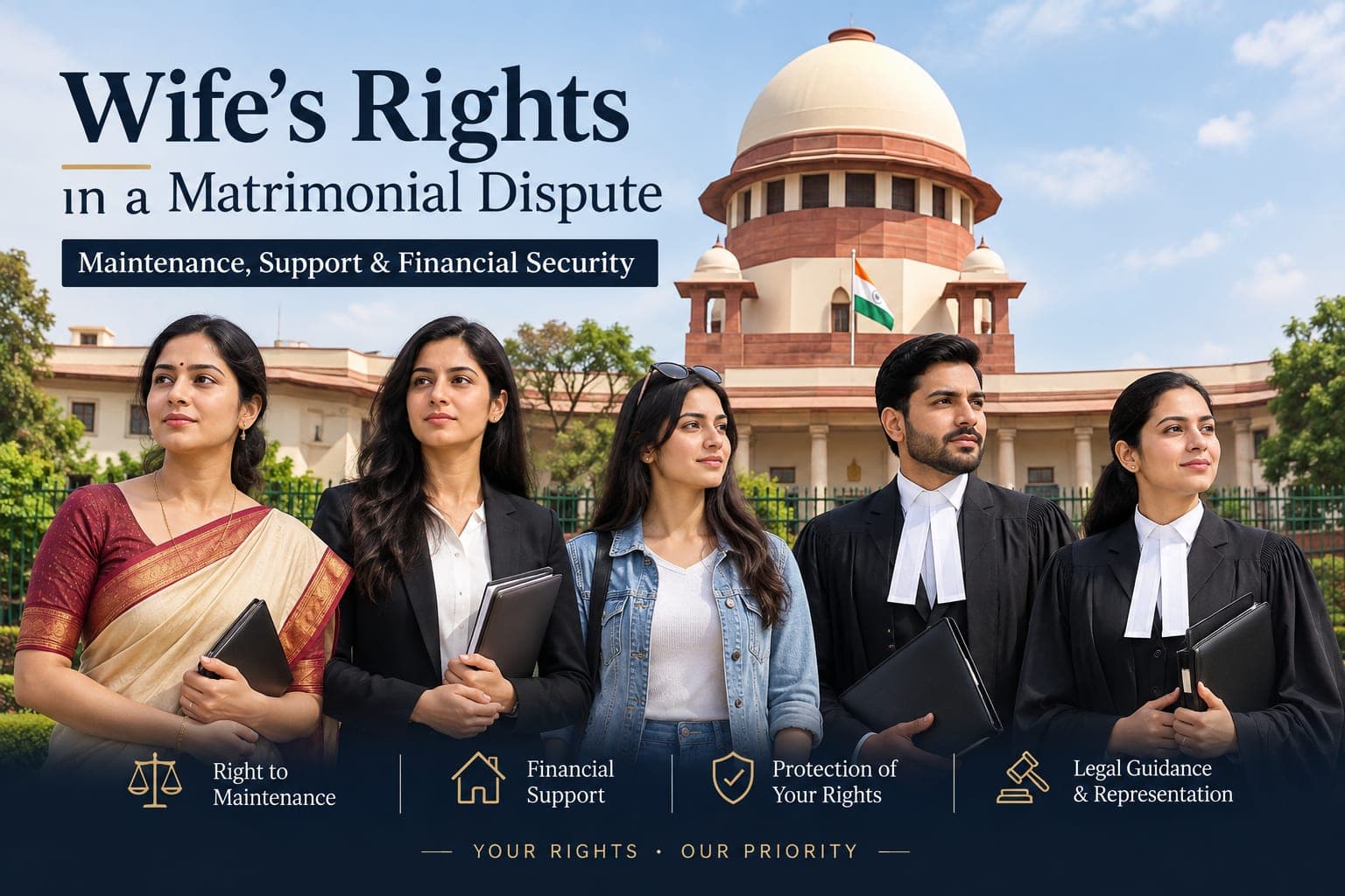 Wife's Rights in a Matrimonial Dispute: Maintenance, Residence, Custody and Streedhan