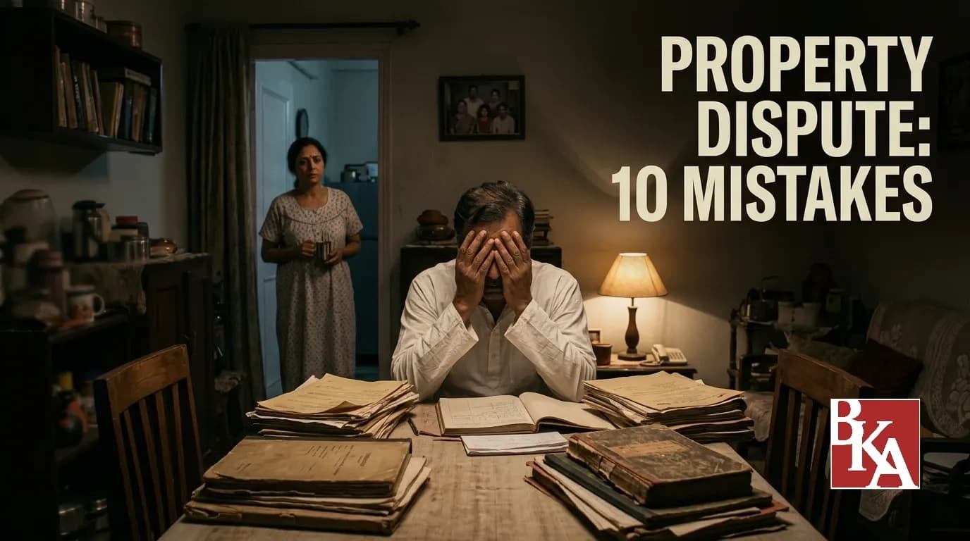 Property Dispute — 10 Costly Mistakes That Sink Property Dispute Cases in Delhi NCR Courts